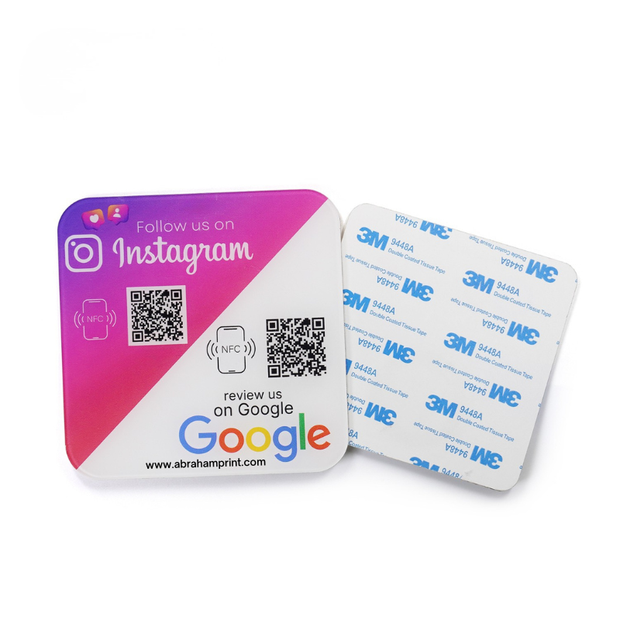 Carte NFC | Instagram & Google - Abraham Print