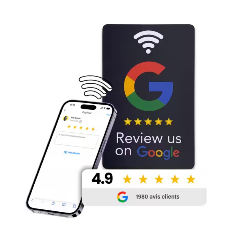 Carte NFC Avis Google