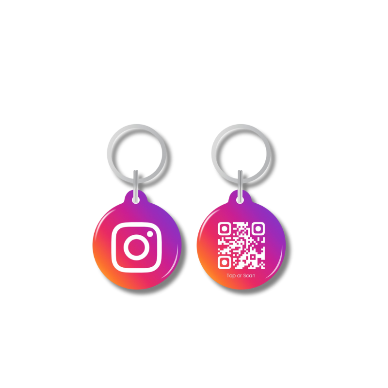 4 Portes clés NFC | Réseaux sociaux